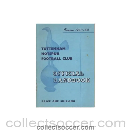 1953 - Tottenham Hotspur Handbook 1953-1954
