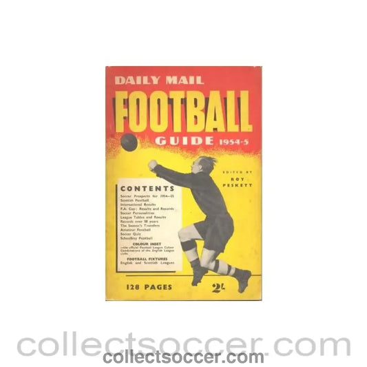 1954-1955 Football Guide Daily Mail production