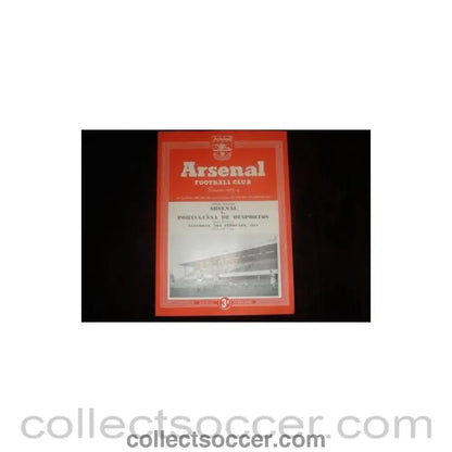 1954 - Arsenal v Portuguesa de Desportos, Sao Paolo official programme 20/02/1954 - Collect Soccer