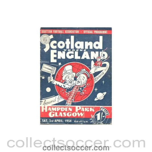 1954 Scotland v England official programme 03/04/1954 - Collect Soccer