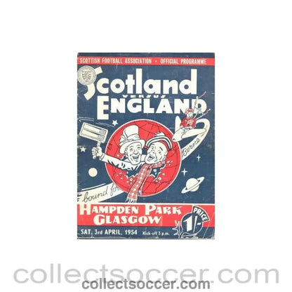 1954 Scotland v England official programme 03/04/1954 - Collect Soccer