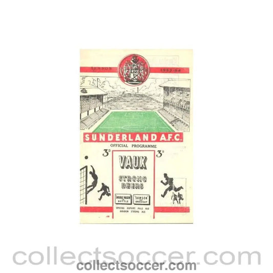 1954 - Sunderland vChelsea official programme 20/02/1954 - Collect Soccer