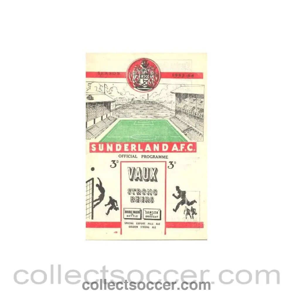 1954 - Sunderland vChelsea official programme 20/02/1954 - Collect Soccer