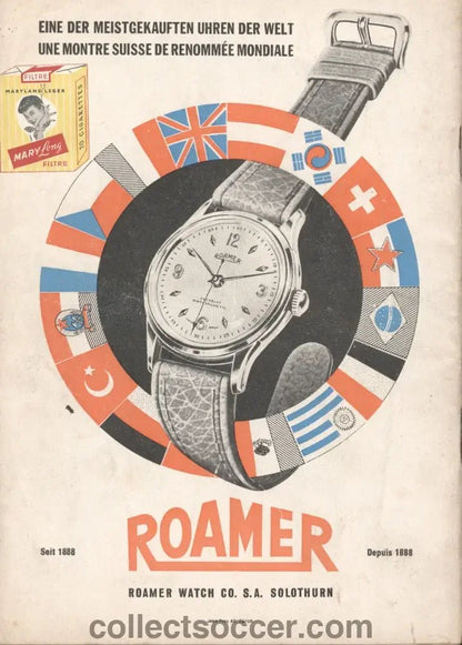 1954 World Cup Quarter Final Brazil V Hungary Programme - The Battle of the Berne - Collect Soccer