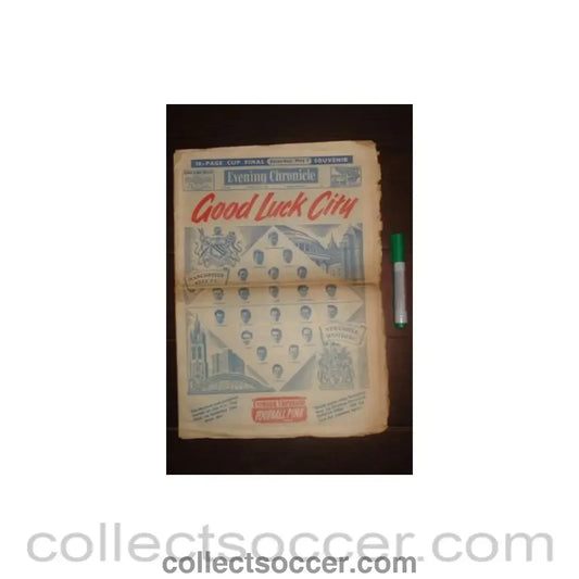 1955 - Evening Chronicle newspaper of 05/05/1955 covering the 1955 FA Cup Final in advance