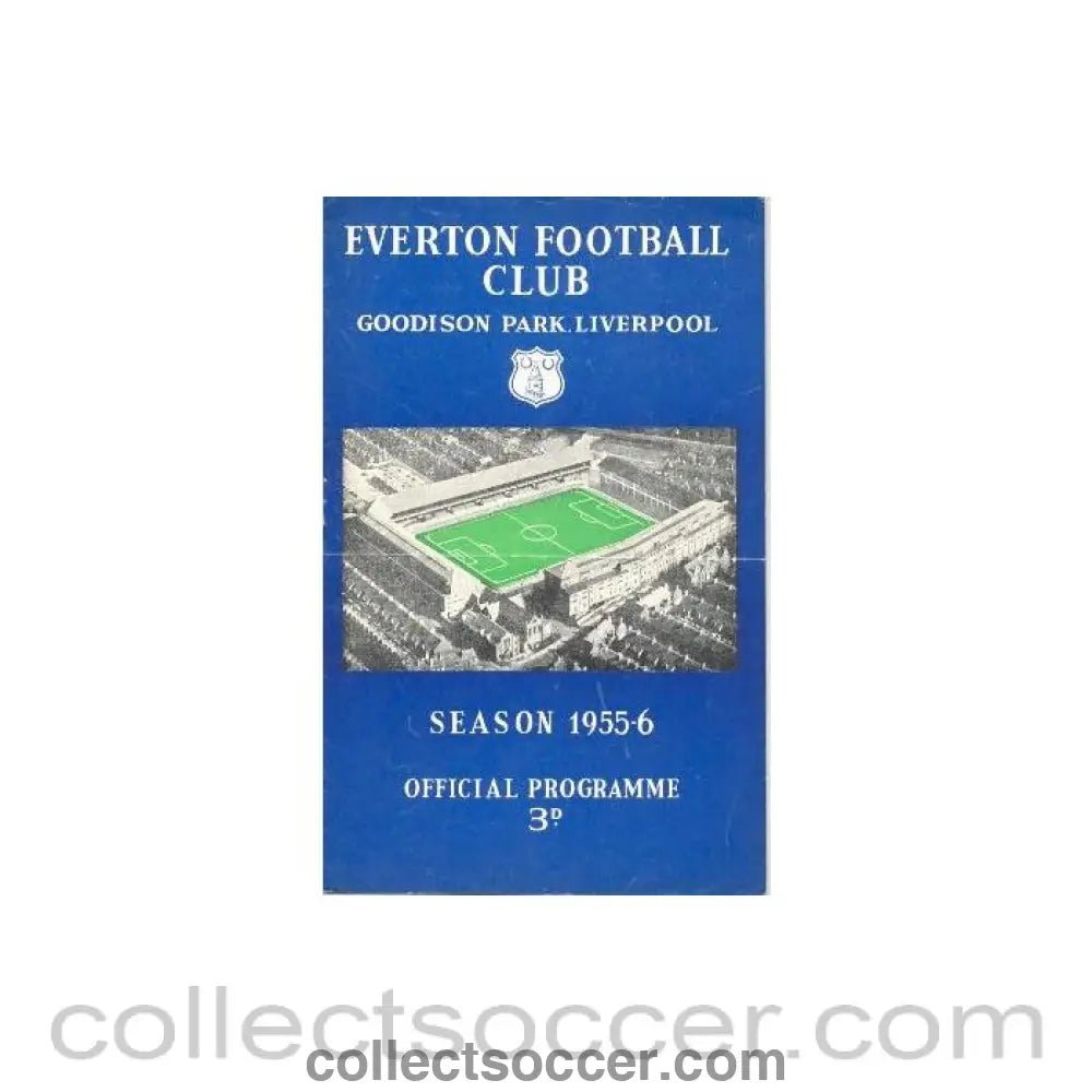 1955 - Everton vChelsea official programme 03/12/1955 - Collect Soccer