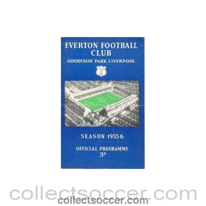 1955 - Everton vChelsea official programme 03/12/1955 - Collect Soccer