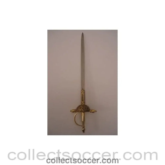 1955 - Spain v France 17/03/1955 in Madrid - made in Toledo sword given to Raymond Kopa at the match