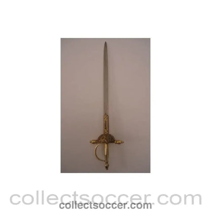 1955 - Spain v France 17/03/1955 in Madrid - made in Toledo sword given to Raymond Kopa at the match - Collect Soccer