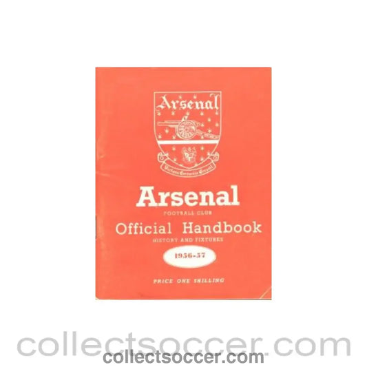 1956 - Arsenal official handbook 1956-1957