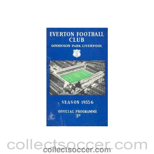 1956 - Everton vChelsea official programme 18/02/1956