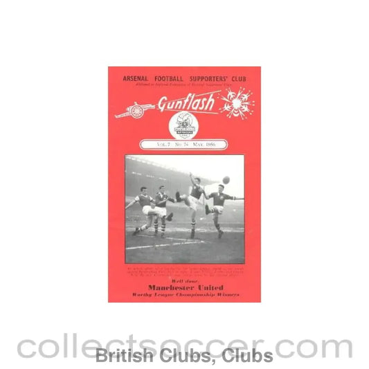 1956 - Gunflash - Arsenal fanzine No: 74 of May 1956