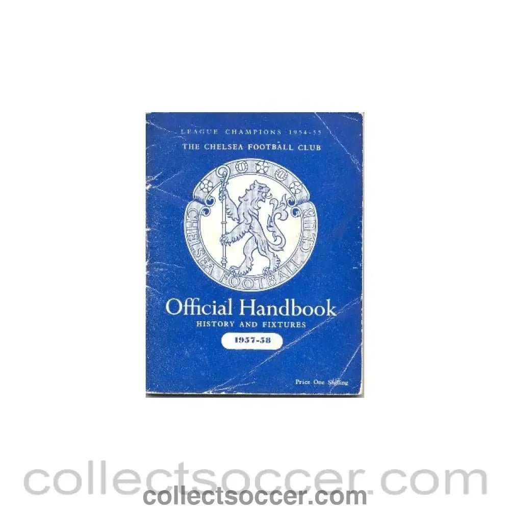 1957-1958 Chelsea Official Handbook - Collect Soccer