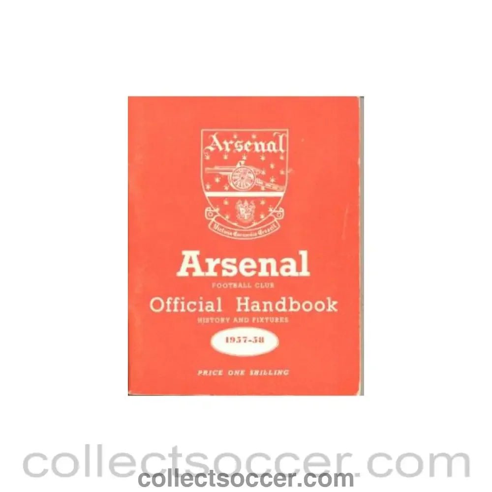1957 - Arsenal official handbook 1957 - 1958 - Collect Soccer
