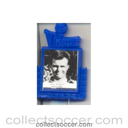 1958 - Alan A. Court England World Cup 1958 Badge - Collect Soccer