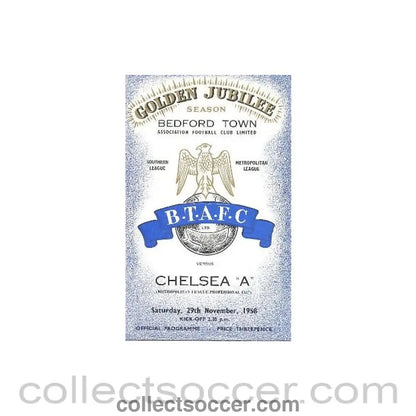 1958 - Bedford vChelsea A official programme 29/11/1958