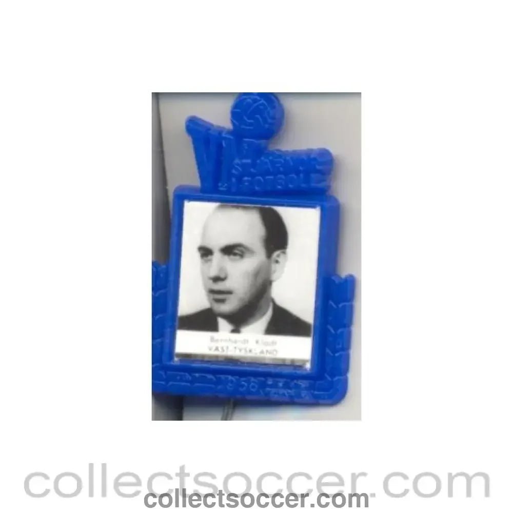 1958 - Bernhardt Klodt W. Germany World Cup 1958 Badge Blue - Collect Soccer