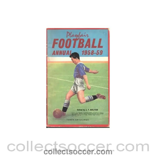 1958 - Football Annual 1958 - 1959 Playfair production - Collect Soccer