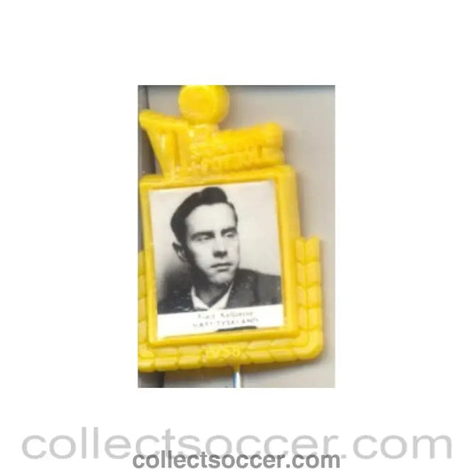 1958 - Fred Kielbasa W. Germany World Cup 1958 Badge - Collect Soccer