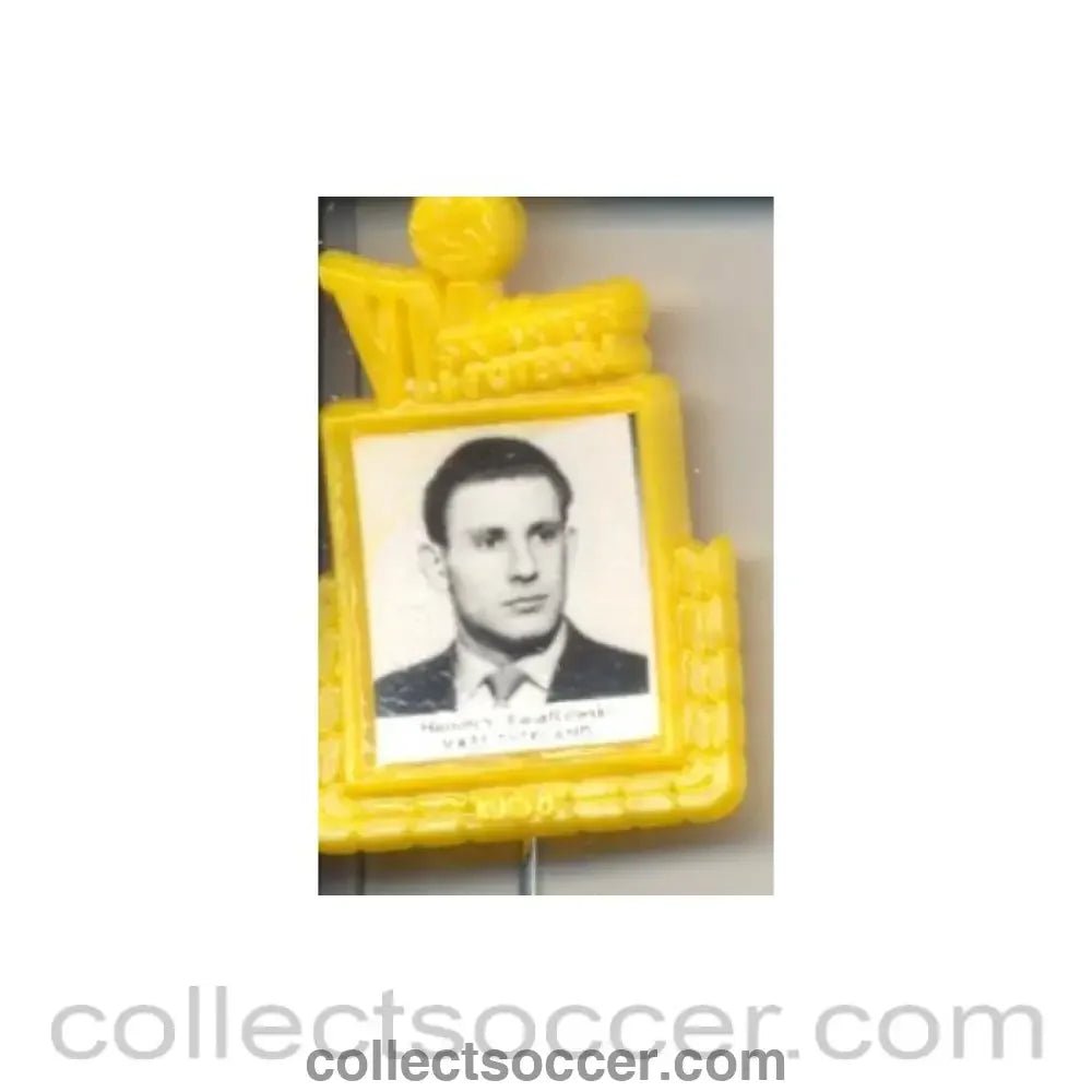 1958 - Heinz Kwiatkowski W. Germany World Cup 1958 Badge - Collect Soccer