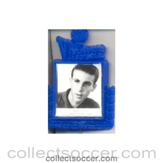 1958 - Horst Eckel W. Germany World Cup 1958 Badge Blue - Collect Soccer