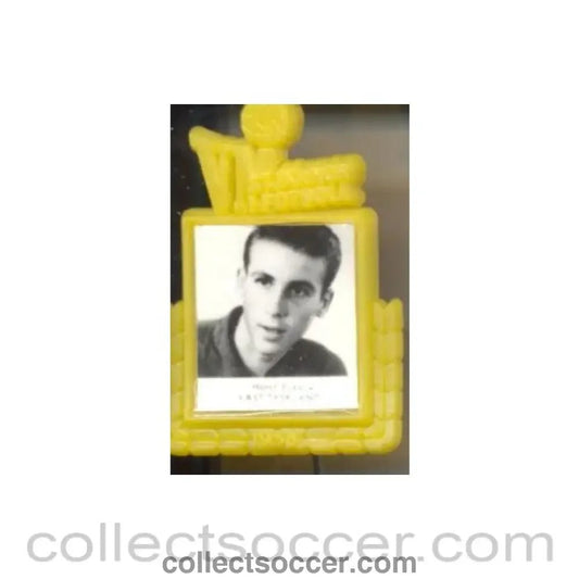 1958 - Horst Eckel W. Germany World Cup 1958 Badge Yellow - Collect Soccer