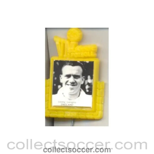 1958 - Jimmy Langley England World Cup 1958 Badge Yellow - Collect Soccer