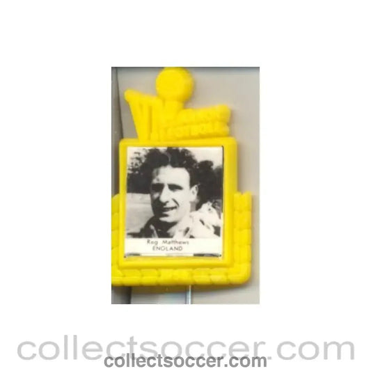 1958 - Reg Matthews England World Cup 1958 Badge - Collect Soccer