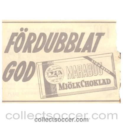 1958 World Cup Original Ticket Brazil v Russia 15/6/1958 - Collect Soccer