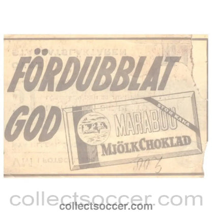 1958 World Cup Original Ticket France v West Germany 28/06/1958 - Collect Soccer