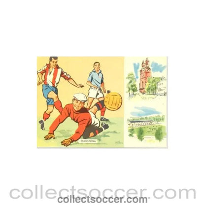1958 - World Cup 1958 Swedish Postcard 15/06/1958 - Collect Soccer