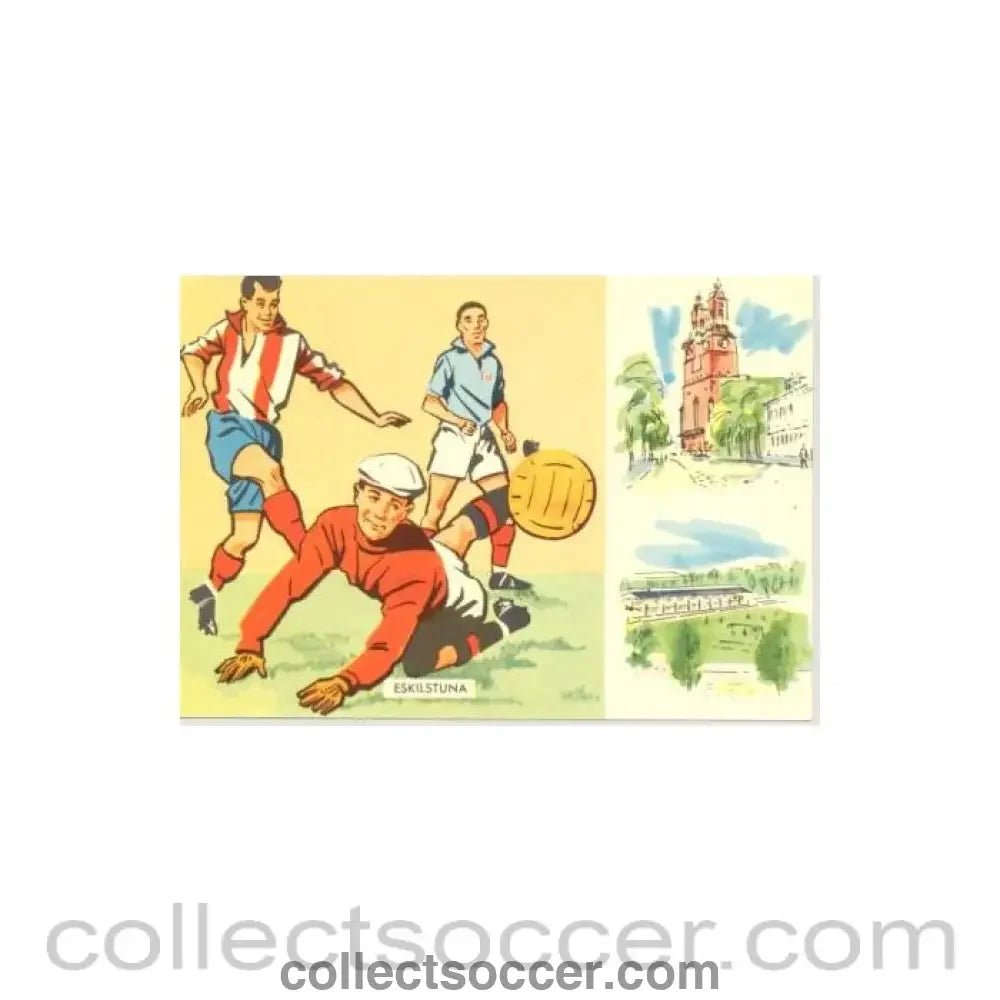 1958 - World Cup 1958 Swedish Postcard 15/06/1958 - Collect Soccer