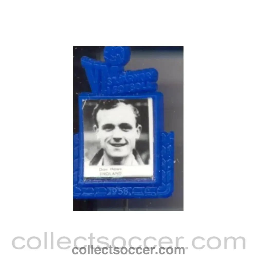 1958 World Cup Swedish Produced Badge Don Howe England - Collect Soccer