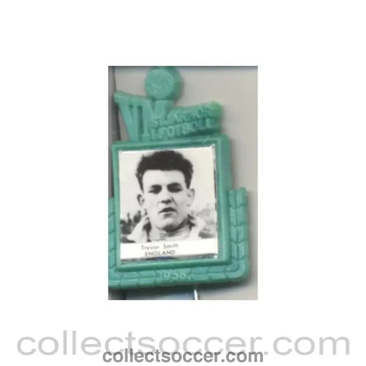 1958 World Cup Swedish Produced Badge Trevor Smith England - Collect Soccer