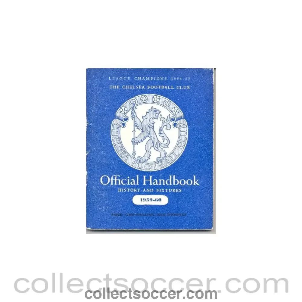 1959 - 1960 Chelsea Official Handbook - Collect Soccer
