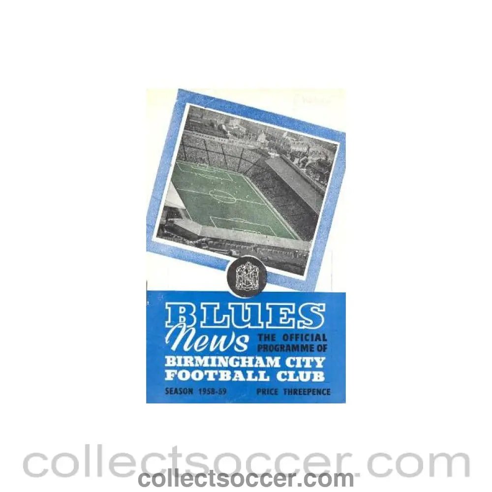 1959 - Birmingham vChelsea official programme 25/04/1959 - Collect Soccer