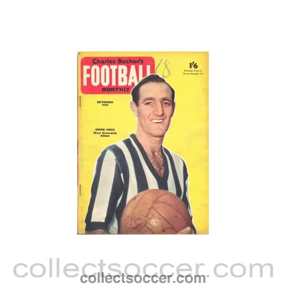 1959 - Football Monthly magazine of September 1959