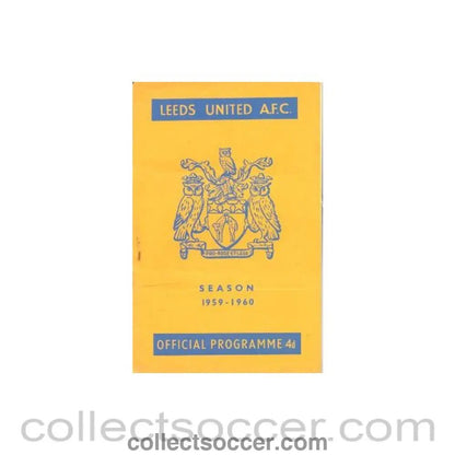 1959 - Leeds vChelsea official programme 12/09/1959 - Collect Soccer
