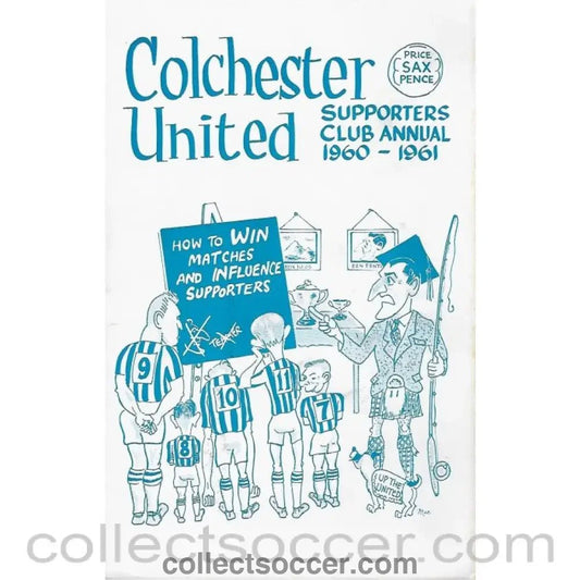 1960 - Colchester United Handbook 1960/61 - Collect Soccer