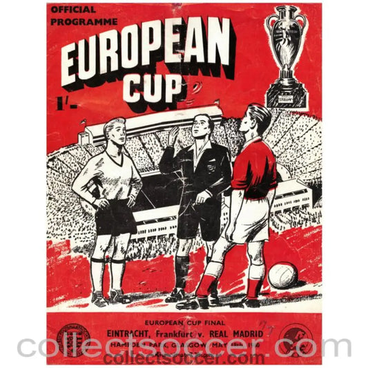 1960 European Cup Final Official Programme Real Madrid v Eintracht Frankfurt - Collect Soccer