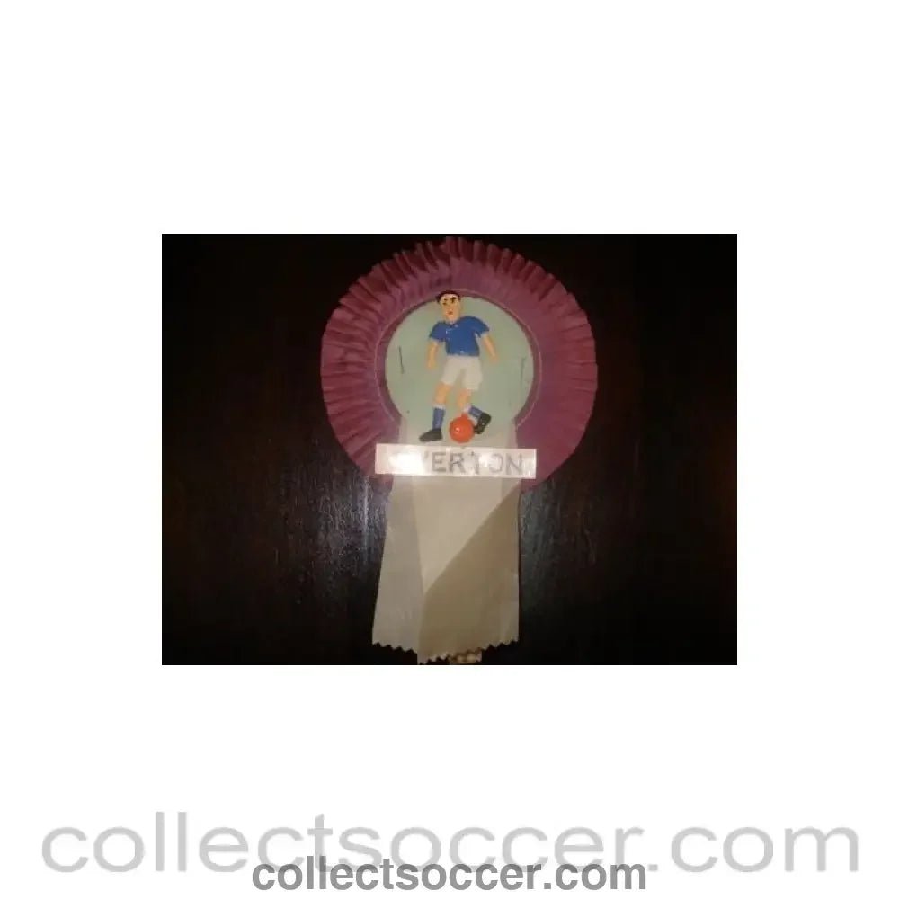 1960 - Everton Vintage Rosette 1960's - Collect Soccer