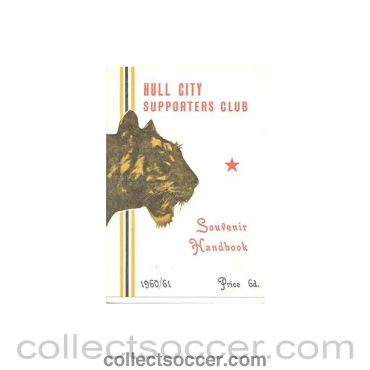 1960 - Hull City Supporters’ Club Handbook 1960-1961