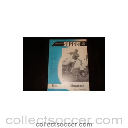 1960 - In the USA - Nice v Kilmarnock official programme 1960 - Collect Soccer