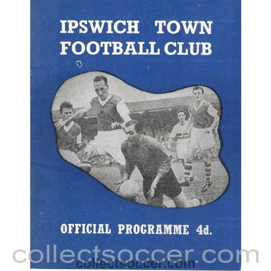 1960 - Ipswich Town v Brighton 13/9/1960 Offical Programme - Collect Soccer