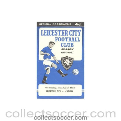 1960 - Leicester City vChelsea official programme 31/08/1960 - Collect Soccer