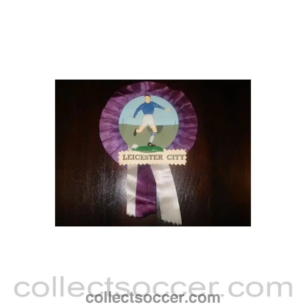 1960 - Leicester City Vintage Rosette of 1960's - Collect Soccer