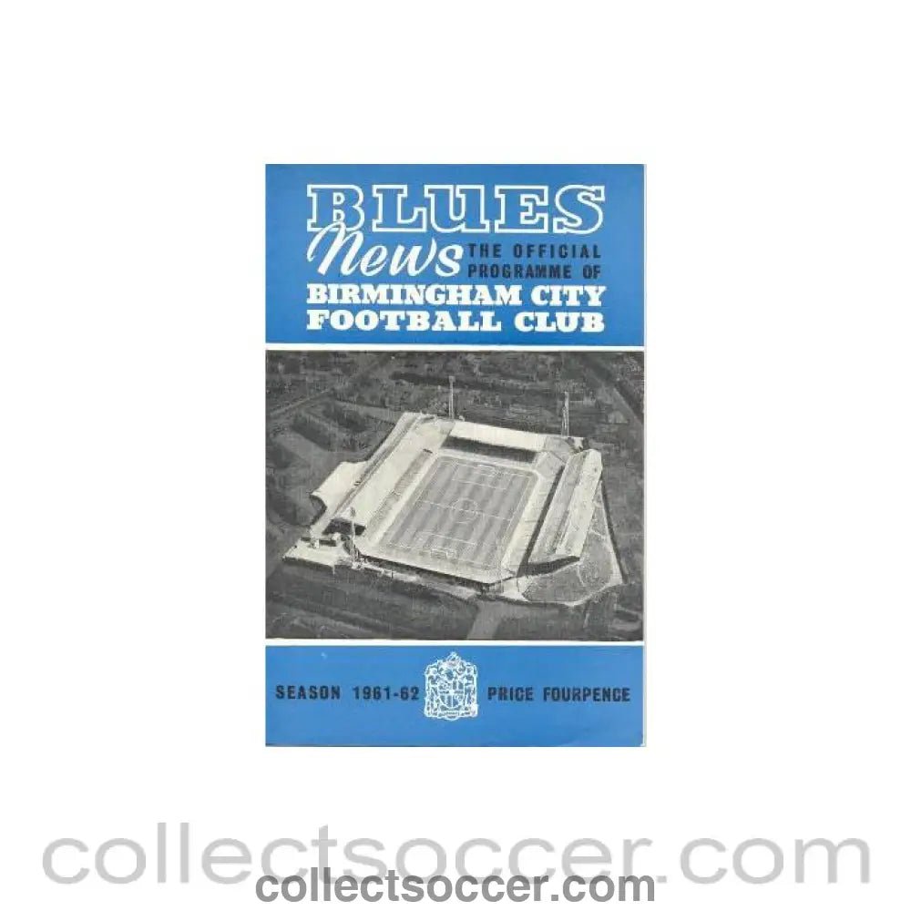 1961 - Birmingham City v Chelsea official programme 21/10/1961 - Collect Soccer