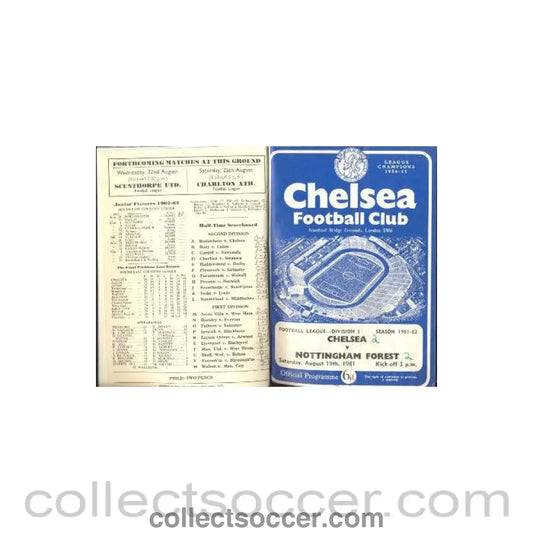 1961 - Bound volumeChelsea programmes 1961 - 1962 - Collect Soccer