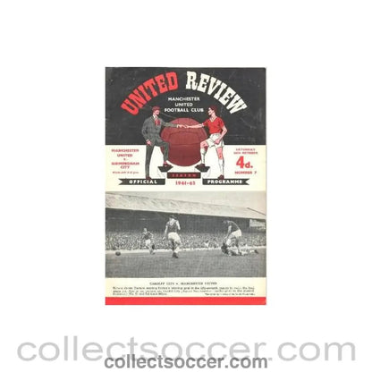 1961 - Manchester United v Birmingham City official programme14/10/1961 - Collect Soccer
