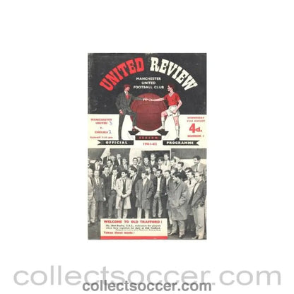 1961 - Manchester United v Chelsea official programme 23/08/1961 - Collect Soccer